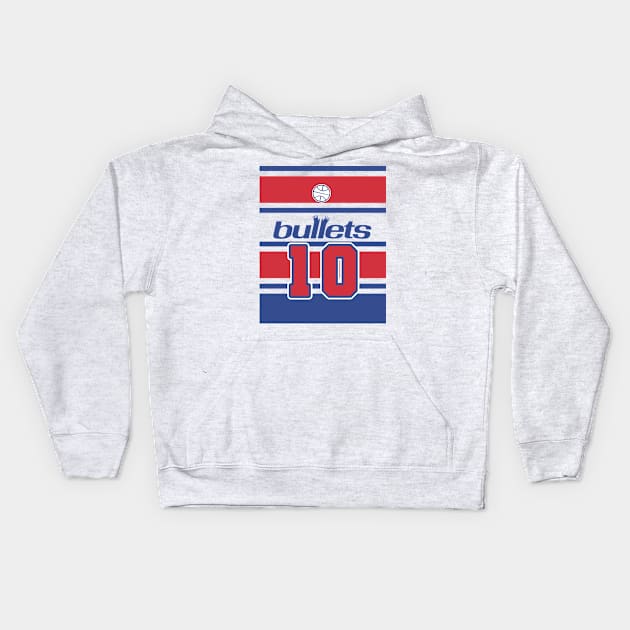 MANUTE BOL Jersey (Front/Back Print) Kids Hoodie by darklordpug